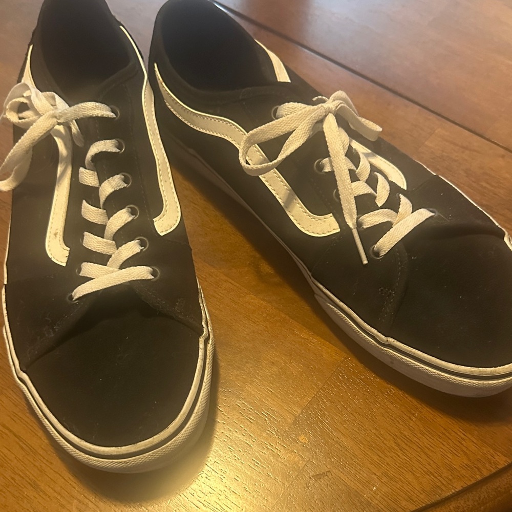 Vans Black and White Men's Sneakers